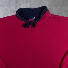 Load image into Gallery viewer, Vintage Northwind By Susan Eggers Classic Red Heavyweight Cotton Mock Neck Sweatshirt
