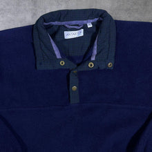 Load image into Gallery viewer, Vintage Antartex Sport Tartan Check Collared 1/4 Button Fleece Sweatshirt