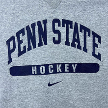 Load image into Gallery viewer, Vintage 90's Nike "Penn State Hockey" College Spellout Grey Heavyweight Sweatshirt