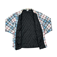 Load image into Gallery viewer, Early 00's TOPTEX PRO Lumberjack Plaid Check Lightly Padded Flannel Over Shirt