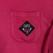 Load image into Gallery viewer, Vintage 90's CLASS Embroidered Patch Pocket Red Crewneck Sweatshirt