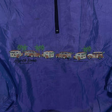 Load image into Gallery viewer, Vintage Mamacoca Athletics MYRTLE BEACH Souvenir 1/4 Zip Shell Pullover Jacket