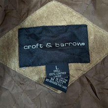 Load image into Gallery viewer, Vintage CROFT & BARROW Classic Brown Genuine Real Suede Leather Bomber Jacket