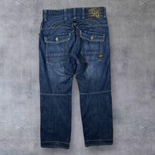 Load image into Gallery viewer, G-Star Raw 96 "Elwood 5620" Y2K Classic Blue Denim Loose Fit Jeans