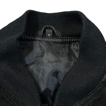 Load image into Gallery viewer, Vintage 90's Genuine Real Black Suede Leather Zip Bomber Jacket