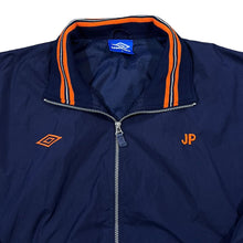 Load image into Gallery viewer, Vintage 90's UMBRO Embroidered Mini Logo Striped Trim Windbreaker Bomber Track Jacket