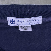 Load image into Gallery viewer, Vintage Royal Caribbean Embroidered Logo Navy Blue 1/4 Zip Pullover Sweatshirt