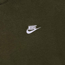 Load image into Gallery viewer, Nike Classic Embroidered Mini Logo Khaki Green Crewneck Sweatshirt