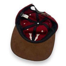Load image into Gallery viewer, Early 00's VANS Classic Embroidered Logo Skater Suede Peak Wool Baseball Cap