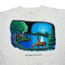 Load image into Gallery viewer, Vintage 90's Alore MCGREGOR, MINNESOTA Souvenir Nature Wildlife Spellout Graphic Single Stitch T-Shirt