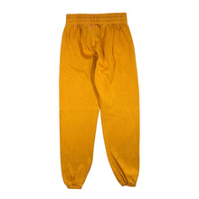 Load image into Gallery viewer, NIKE Classic Embroidered Mini Swoosh Front Pleated Logo Yellow Sweatpants Joggers