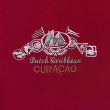 Load image into Gallery viewer, Vintage CURACAO "Dutch Caribbean" Embroidered Souvenir Spellout Graphic T-Shirt