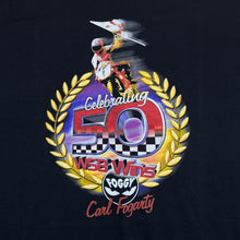 Load image into Gallery viewer, Vintage Screen Stars CARL FOGARTY "50 WSB Wins" Superbike SBK MOTO GP Racing Graphic T-Shirt