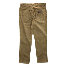 Load image into Gallery viewer, WRANGLER "Texas Stretch" Classic Brown Corduroy Cord Straight Leg Trousers