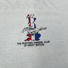 Load image into Gallery viewer, Vintage 90's Screen Stars THE MUSTANG OWNERS CLUB OF GREAT BRITAIN Souvenir Single Stitch T-Shirt