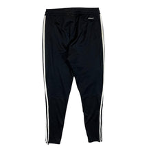Load image into Gallery viewer, ADIDAS Aeroready Three Stripe Black Straight Cuff Tracksuit Bottoms