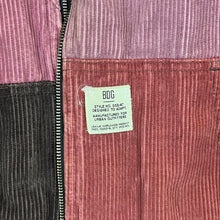 Load image into Gallery viewer, BDG Urban Outfitters Corduroy Cord Patchwork Hooded Lightly Padded Jacket