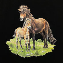 Load image into Gallery viewer, Target Transfers (1998) Horse Pony Animal Nature Wildlife Graphic Black T-Shirt