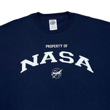Load image into Gallery viewer, Delta Pro Weight PROPERTY OF NASA Souvenir Spellout Graphic T-Shirt