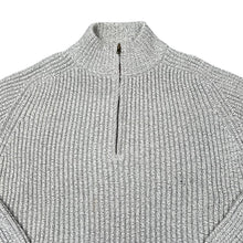 Load image into Gallery viewer, Early 00's AUTHENTIC CHINO Debenhams Classic Basic Stretch Ribbed 1/2 Zip Pullover Heavyweight Knit Sweater Jumper