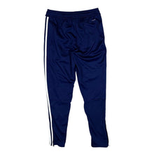 Load image into Gallery viewer, ADIDAS Three Stripe Mini Logo Blue Slim Skinny Fit Tracksuit Bottoms
