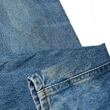 Load image into Gallery viewer, CARHARTT Regular Fit Straight Leg Distressed Worker Blue Denim Jeans