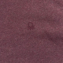 Load image into Gallery viewer, UNITED COLORS OF BENETTON Classic Embroidered Mini Logo Burgundy Crewneck Sweatshirt