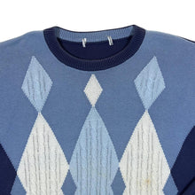 Load image into Gallery viewer, Vintage ST MICHAEL Marks & Spencer Argyle Check Golf Sweater Jumper