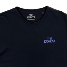 Load image into Gallery viewer, THE EXORCIST Horror Movie Spellout Graphic Black T-Shirt