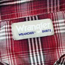 Load image into Gallery viewer, Vintage 90's WRANGLER Western Cowboy Plaid Check Pearl Snap Popper Long Sleeve Shirt