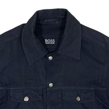 Load image into Gallery viewer, BOSS HUGO BOSS Select Line "Motown" Classic Black Cotton Trucker Jacket