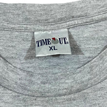 Load image into Gallery viewer, Vintage 90's Time Out NCAA IOWA FOOTBALL Hawkeyes College Sports Spellout Graphic T-Shirt