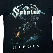 Load image into Gallery viewer, SABATON "Heroes" Graphic Spellout Power Heavy Metal Music Band T-Shirt