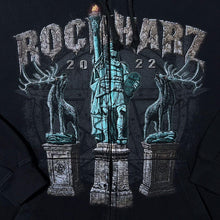 Load image into Gallery viewer, Rockharz Open Air 2022 Heavy Metal Music Festival Lineup Zip Black Hoodie