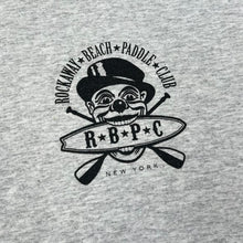 Load image into Gallery viewer, Jerzees ROCKAWAY BEACH PADDLE CLUB "RBPC" New York Souvenir Spellout Graphic T-Shirt