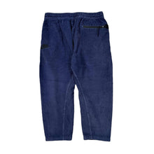 Load image into Gallery viewer, NIKE Embroidered Mini Logo Navy Blue Corduroy Cord Cropped Length Pants Trousers
