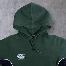 Load image into Gallery viewer, Canterbury Embroidered Mini Logo Green Black Sponsor Pullover Hoodie