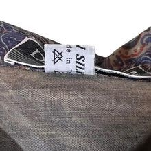 Load image into Gallery viewer, Vintage Datchler Success Thai Silk Crazy Abstract Patterned Long Sleeve Shirt