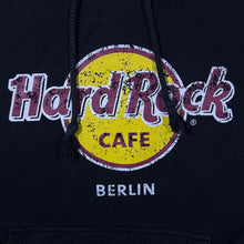 Load image into Gallery viewer, Hard Rock Cafe "Berlin" Classic Souvenir Logo Graphic Black Pullover Hoodie