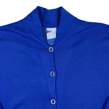 Load image into Gallery viewer, Vintage 90's Classic Blue Batwing Oversized Button Cardigan Sweatshirt