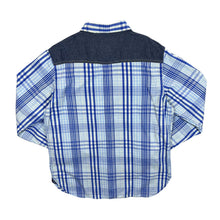 Load image into Gallery viewer, Rocawear Classic Hip Hop Y2K Check Western Style Popper Long Sleeve Shirt