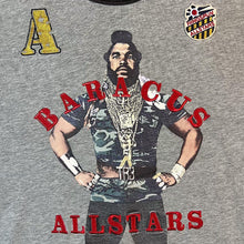 Load image into Gallery viewer, Ringspun Allstars B.A. Baracus The A-Team Cult TV Show Graphic Grey Ringer T-Shirt