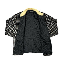 Load image into Gallery viewer, Early 00's MARC KOSTNER Corduroy Cord Collar Lumberjack Plaid Check Lightly Padded Flannel Over Shirt