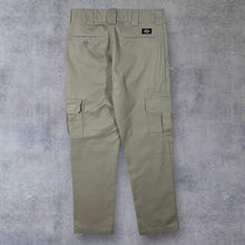 Load image into Gallery viewer, Dickies Slim Straight Skater Workwear Beige Cargo Chino Pants Trousers
