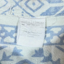 Load image into Gallery viewer, Vintage 90's Festive Deer Snowflake Patterned Popper Button Long Sleeve Flannel Shirt
