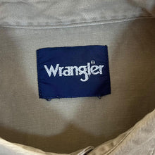Load image into Gallery viewer, Vintage Wrangler Cowboy Western Pearl Snap Popper Heavy Cotton Distressed Shirt