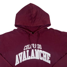 Load image into Gallery viewer, Early 00's NHL COLORADO AVALANCHE Ice Hockey Embroidered Spellout Pullover Hoodie