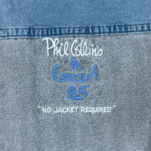 Load image into Gallery viewer, Vintage PHIL COLLINS "No Jacket Required" In Concert 1985 Soft Pop Rock Music Band Bomber Jacket