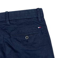 Load image into Gallery viewer, TOMMY HILFIGER Classic Navy Blue Straight Leg Cotton Chino Trousers