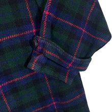 Load image into Gallery viewer, Vintage PLUS Tartan Plaid Check Acrylic Wool Velour Collared Button Jacket